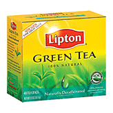 Lipton Tea Bags Green Tea Naturally Decaffeinated Left Picture